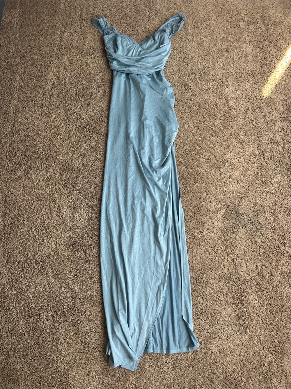 Lucy in the Sky Powder blue Maxi Gown M
